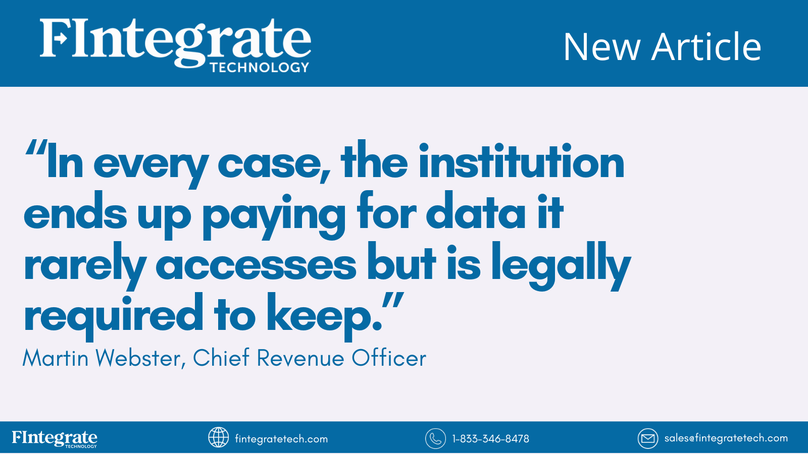 What About the Archive Data?