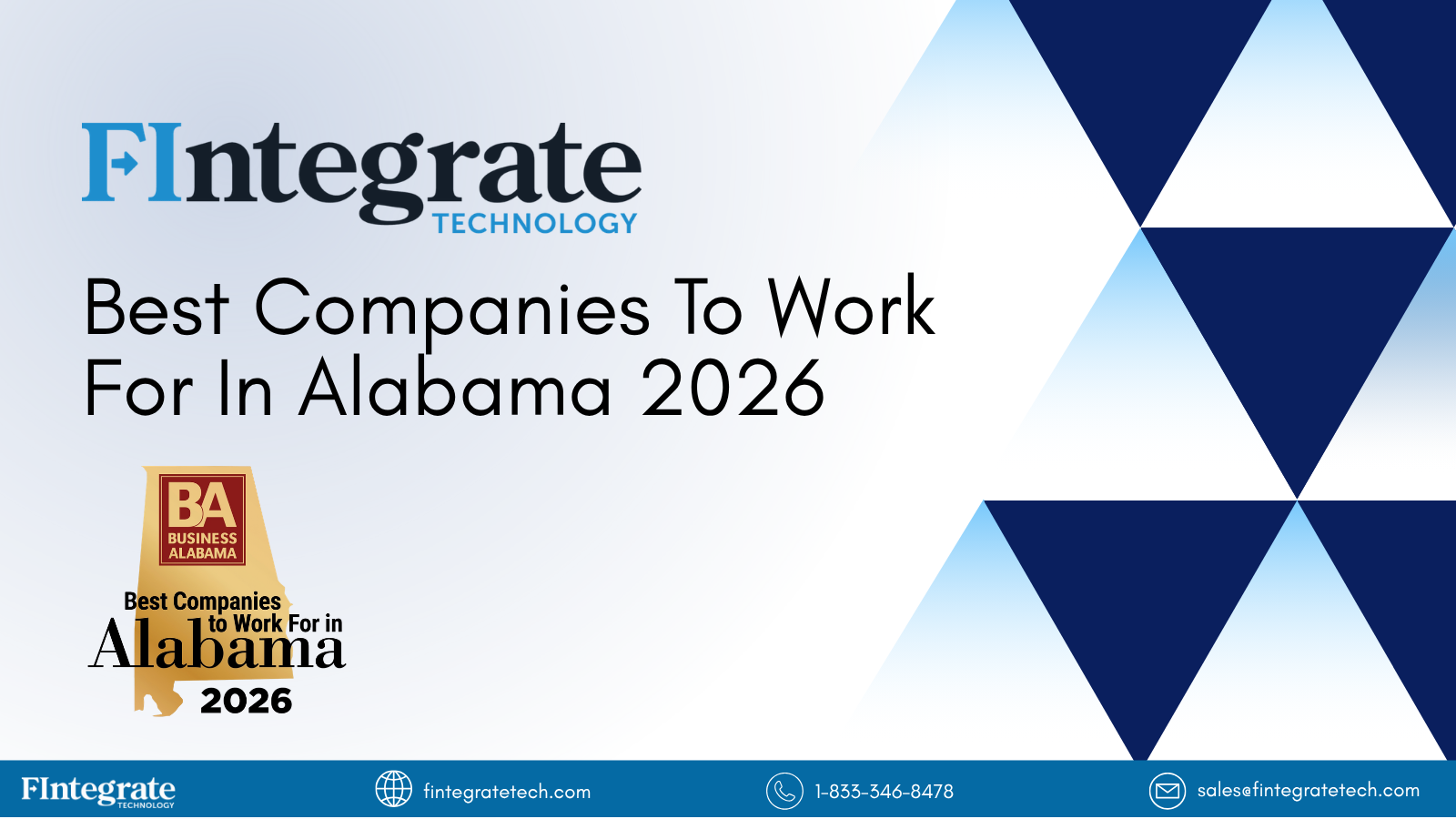 FIntegrate Technology Earns Best Companies to Work For In Alabama 2026 Award